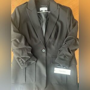 Calvin Klein Women's Elegant Black Suit Jacket